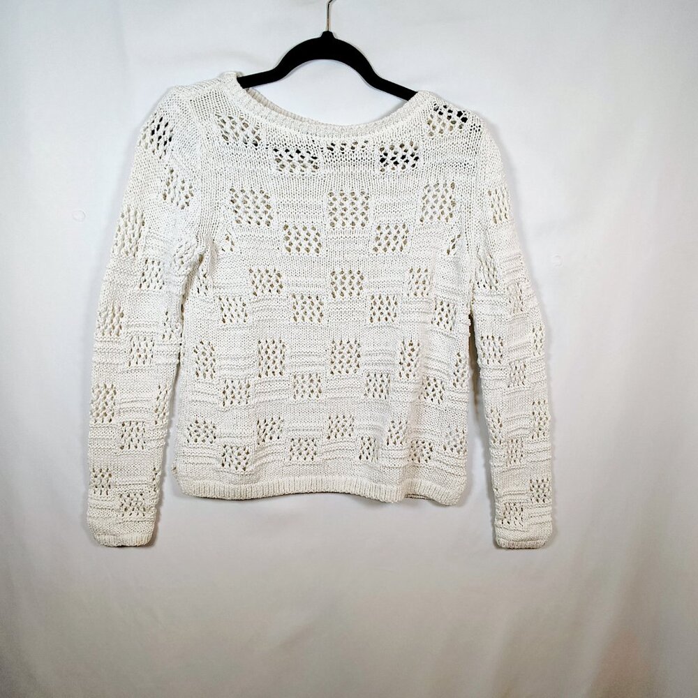 Banana Republic Women's Medium Open‎ Weave Sweater